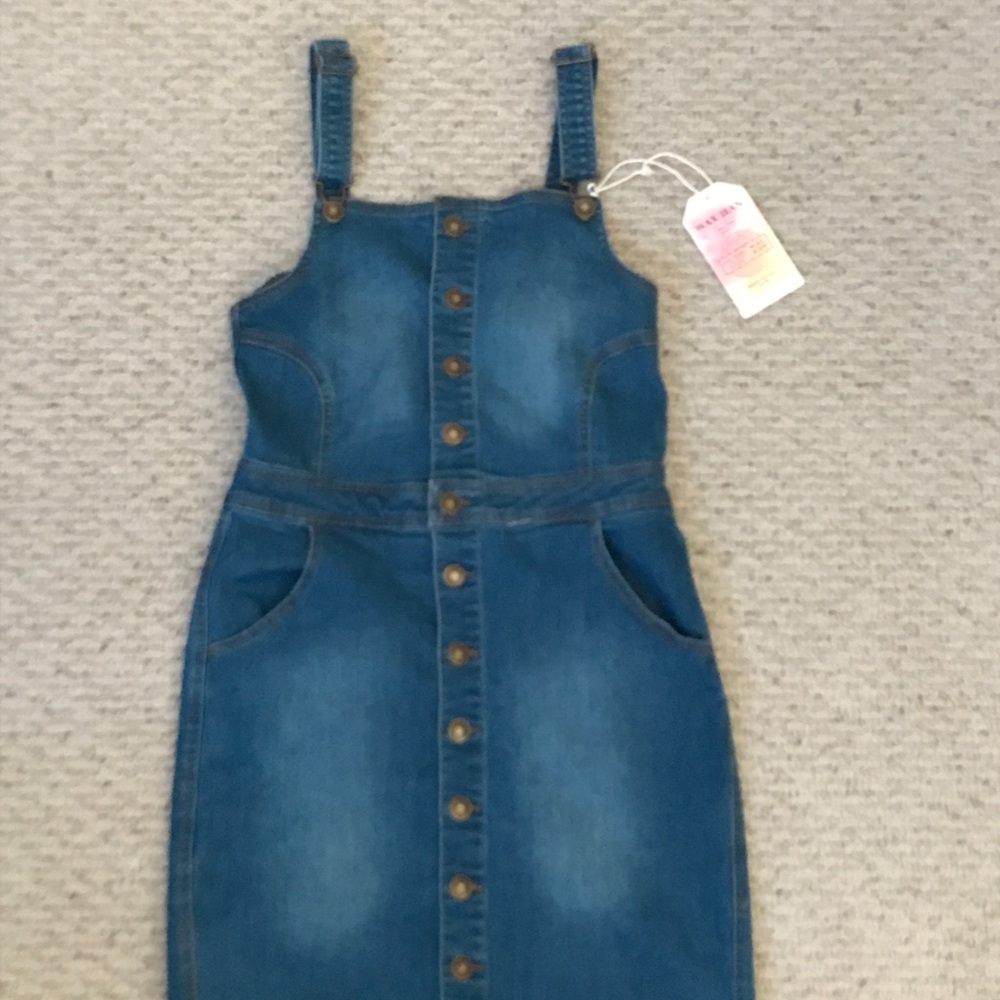 Denim Overall Dress
